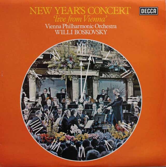 【オリジナル盤】　ボスコフスキーのニューイヤー・コンサート1975ライヴ　英DECCA　3330　LPレコード