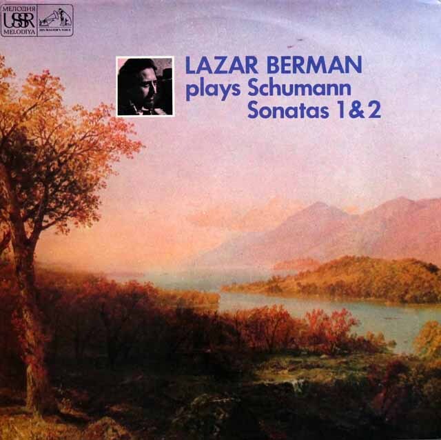 ベルマンのシューマン/ピアノソナタ第1、2番　英EMI　3688　LP レコード