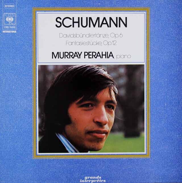 ペライアのシューマン/ダヴィット同盟舞曲集ほか　独CBS　3688　LP レコード