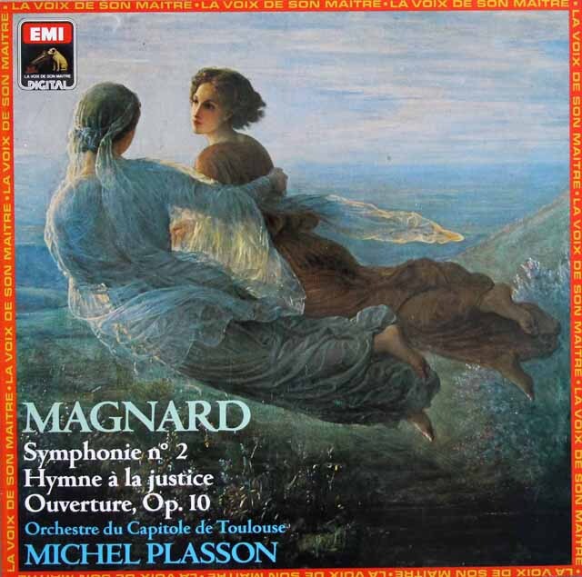 プラッソンのマニャール/交響曲第2番ほか　仏EMI　3688　LP レコード