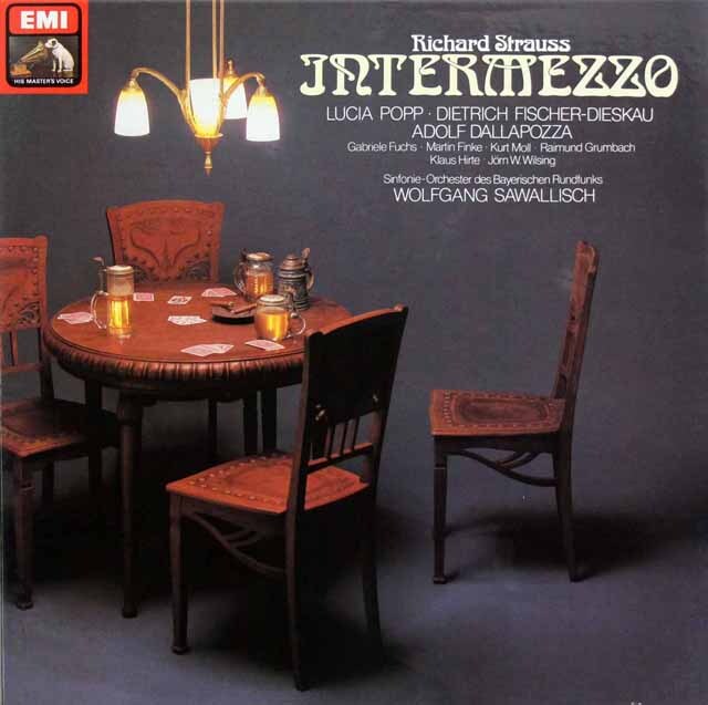 サヴァリッシュのR.シュトラウス/「インテルメッツォ」全曲　独EMI　3331　LP レコード