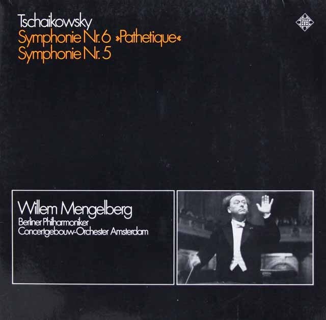 メンゲルベルクのチャイコフスキー/交響曲第5、6番「悲愴」　独TELEFUNKEN　3798　LP レコード