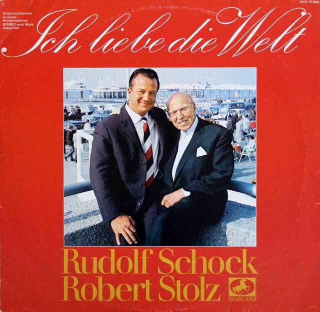 【直筆サイン入り】　シュトルツの自作自演/オペレッタ・テノールアリア集　独MARCATO　3798　LP レコード