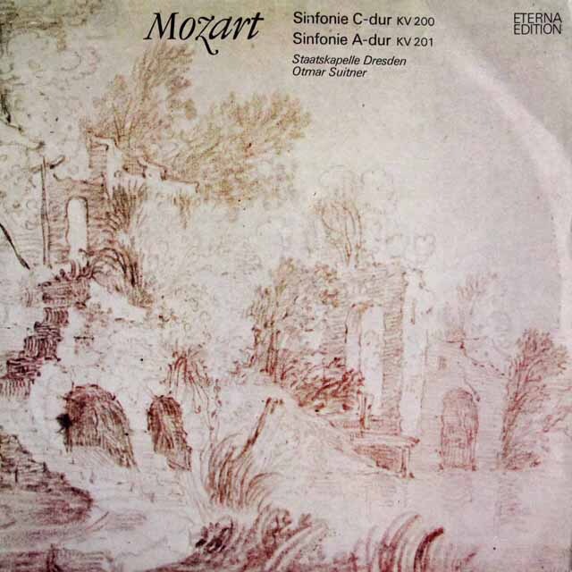 スウィトナーのモーツァルト/交響曲第28、29番 　独ETERNA　3798　LP レコード