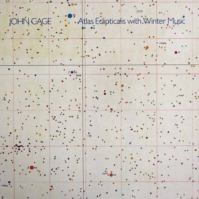 ジョン・ケージの自作自演/アトラス・エクリプティカリスほか　独mode　3798　LP レコード