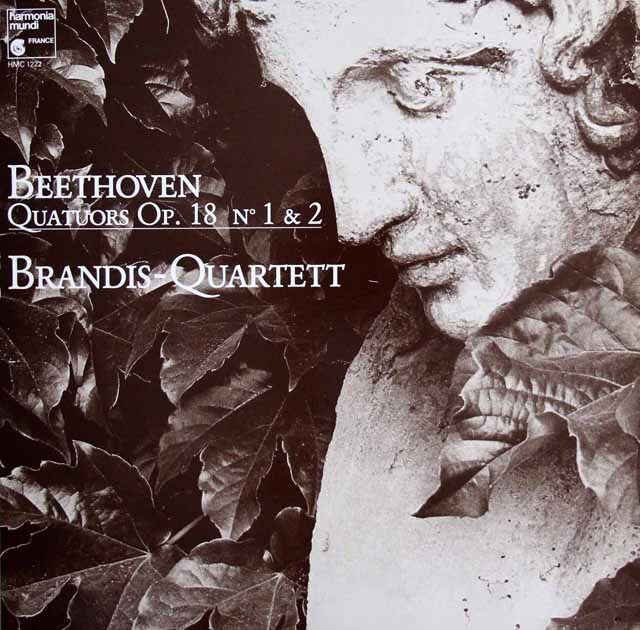 ブランディス四重奏団のベートーヴェン/弦楽四重奏曲第1、2番　仏HM　3798　LP レコード