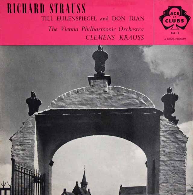 クラウスのR.シュトラウス/「ティル」、「ドン・ファン」　英DECCA（Ace of Clubs）　3798　LP レコード