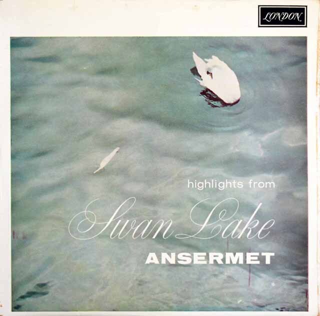 アンセルメのチャイコフスキー/「白鳥の湖」ハイライト　英LONDON　3336　LP レコード
