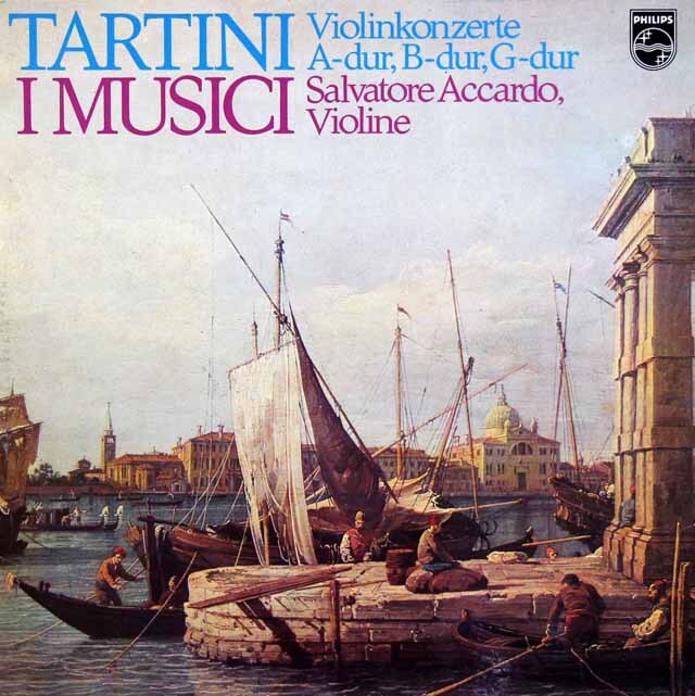 アッカルドとイ・ムジチのタルティーニ/ヴァイオリン協奏曲集　蘭PHILIPS　3797　LP レコード