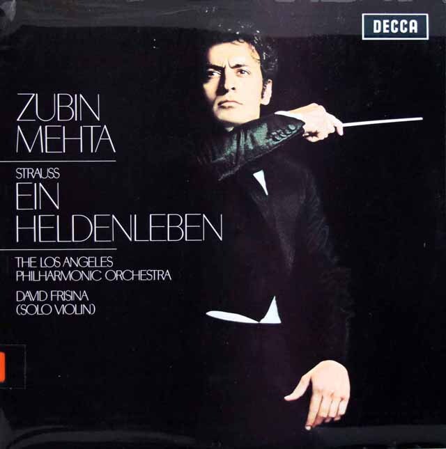 【オリジナル盤】　メータのR.シュトラウス/「英雄の生涯」　英DECCA　3797　LP レコード