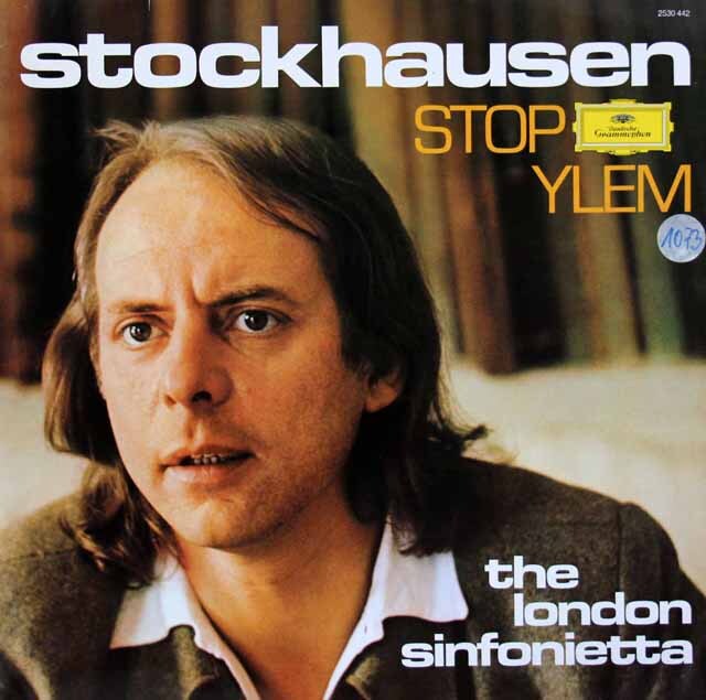 シュトックハウゼンの自作自演/「ストップ」、「イレム」　独DGG　3797　LP レコード