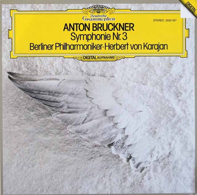 カラヤンのブルックナー/交響曲第3番（1888/89版）　独DGG　3797　LP レコード