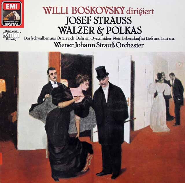 ボスコフスキーのJ.シュトラウス/ワルツ、ポルカ集　独EMI　3797　LP レコード