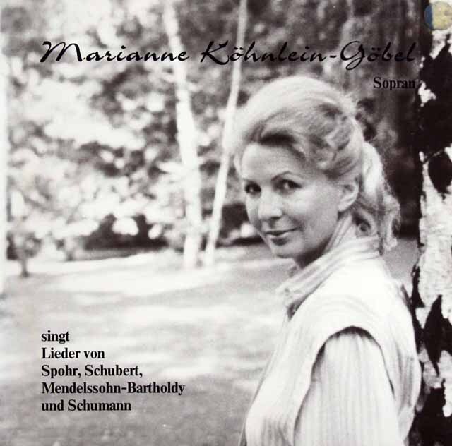 ケーンライン=ゲーベルのメンデルスゾーン/「歌の翼に」ほか歌曲集　独TELDEC　3796　LP レコード