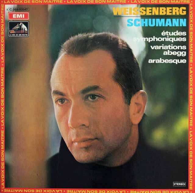 ワイセンベルクのシューマン/交響的練習曲ほか　仏EMI　3795　LP レコード