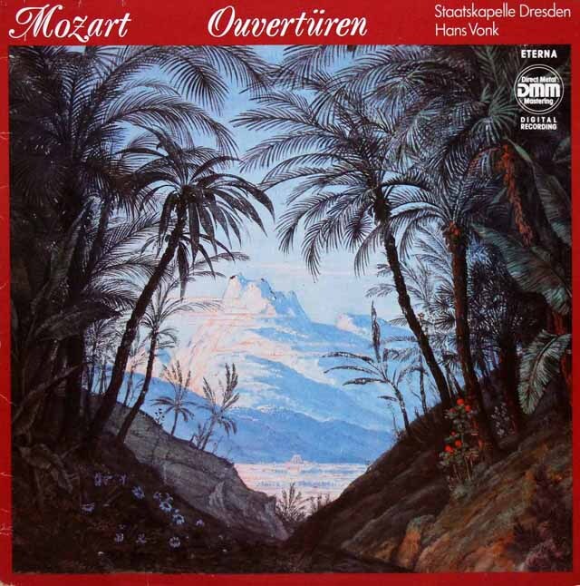 フォンクのモーツァルト/序曲集　独ETERNA　3795　LP レコード
