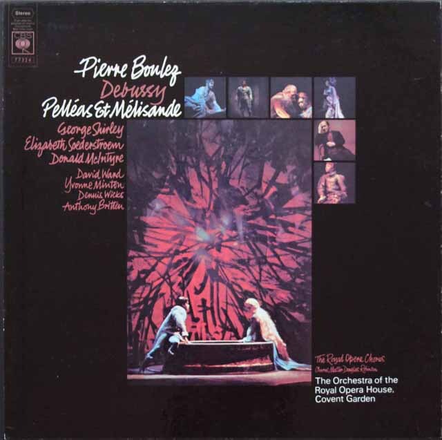 ブーレーズのドビュッシー/「ペレアスとメリザンド」　英CBS　3795　LP レコード