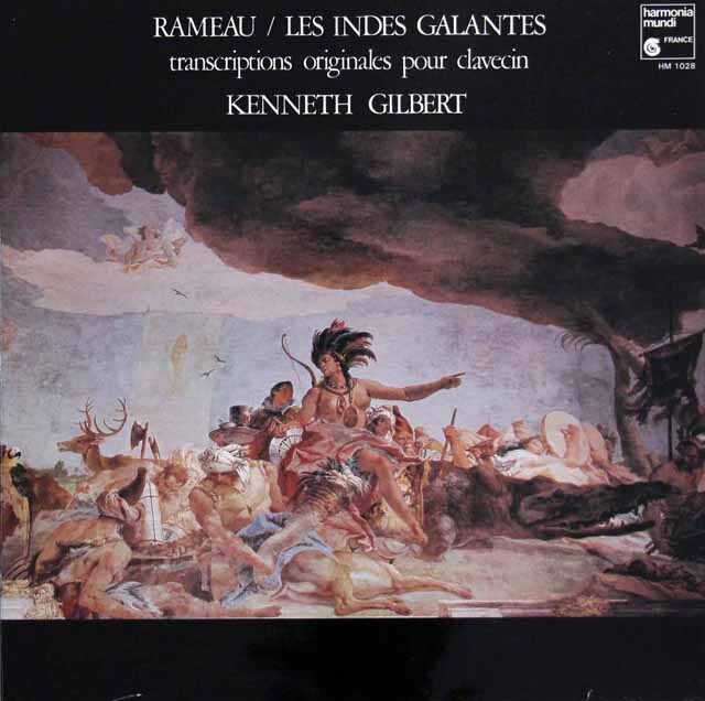 ギルバートのラモー/優雅なインドの国々　仏HM　3794　LP レコード