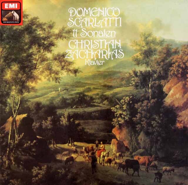 ツァハリアスのスカルラッティ/ソナタ集(第1~3集)　独EMI　3794　LP レコード