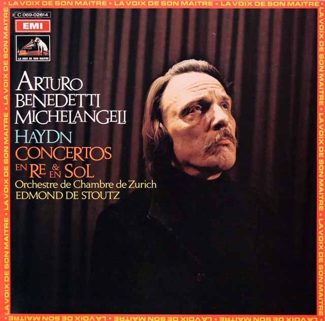 ミケランジェリのハイドン/ピアノ協奏曲集　仏EMI（VSM）　3794　LP レコード