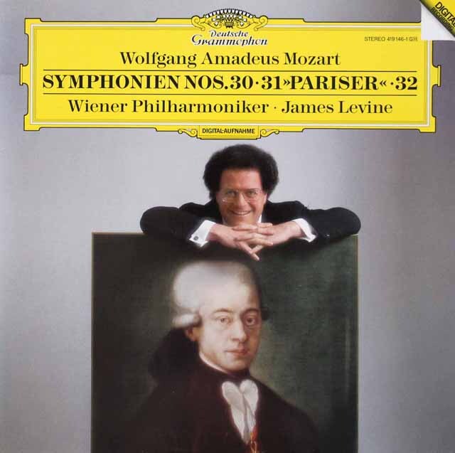 レヴァインのモーツァルト/交響曲第30、31番「パリ」ほか　独DGG　3794　LP レコード