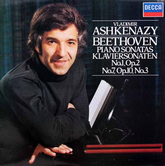 アシュケナージのベートーヴェン/ピアノソナタ第1、7番　蘭DECCA　3794　LP レコード