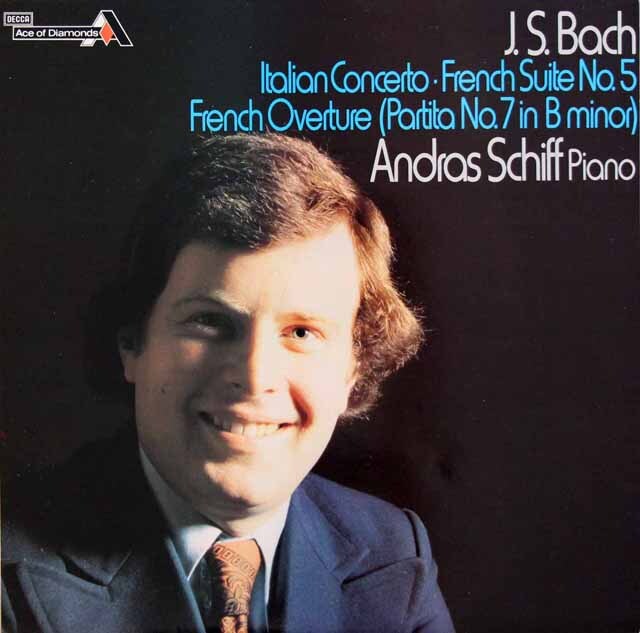 シフのバッハ/イタリア協奏曲ほか　英DECCA　3404　LP　レコード