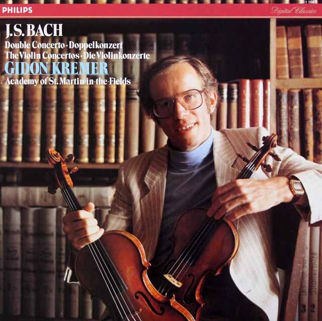 クレーメルのバッハ/ヴァイオリン協奏曲集　蘭PHILIPS　3794　LP レコード