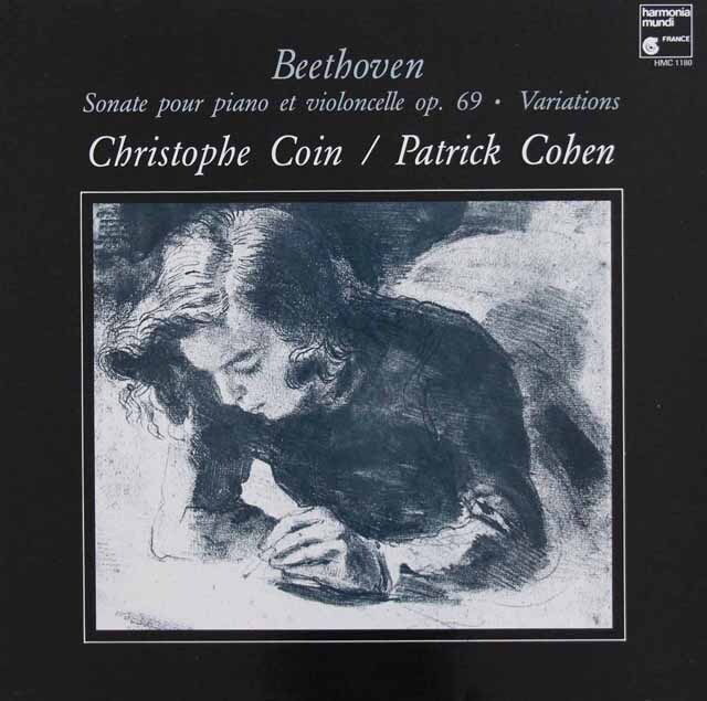 コワン、コーエンのベートーヴェン/チェロソナタ第3番ほか　仏HM　3794　LP レコード