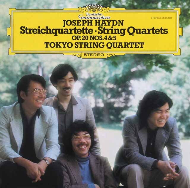東京クヮルテットのハイドン/弦楽四重奏曲第34、35番　独DGG　3794　LP レコード