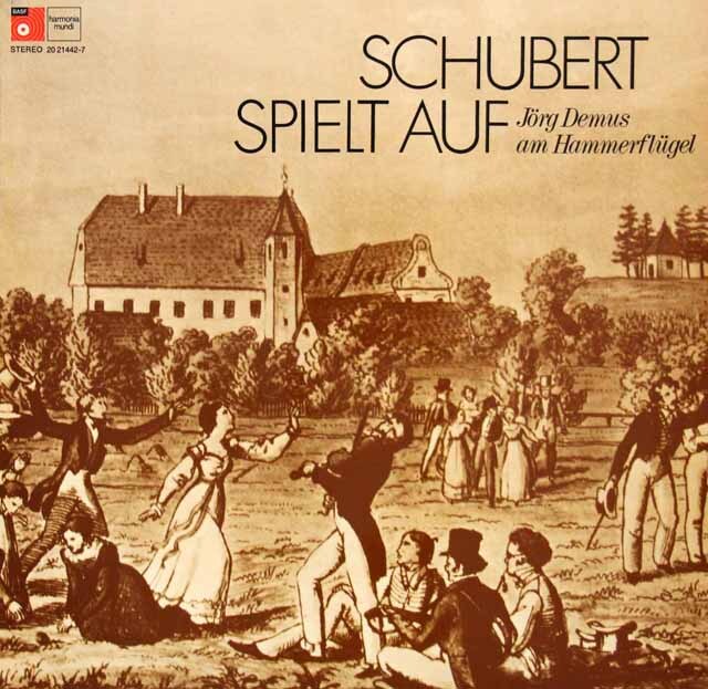 デームスのシューベルト/ピアノための舞曲集　独BASF/HM　3794　LP レコード