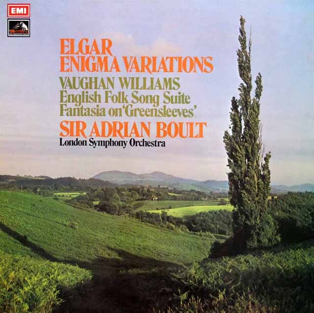 ボールトのエルガー/エニグマ変奏曲ほか　英EMI　3794　LP レコード