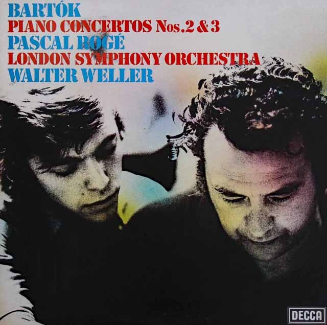 【オリジナル盤】　ロジェ、ウェラーのバルトーク/ピアノ協奏曲第2、3番　英DECCA　3793　LP レコード