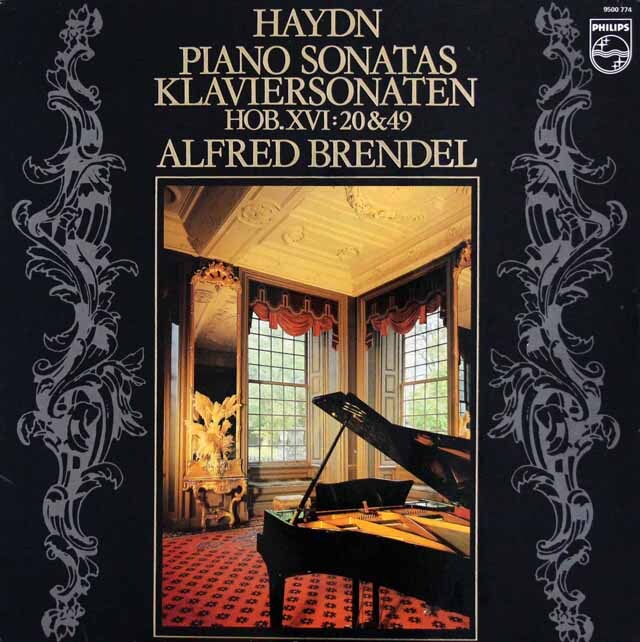 ブレンデルのハイドン/ピアノソナタ第20、49番　蘭PHILIPS　3793　LP レコード