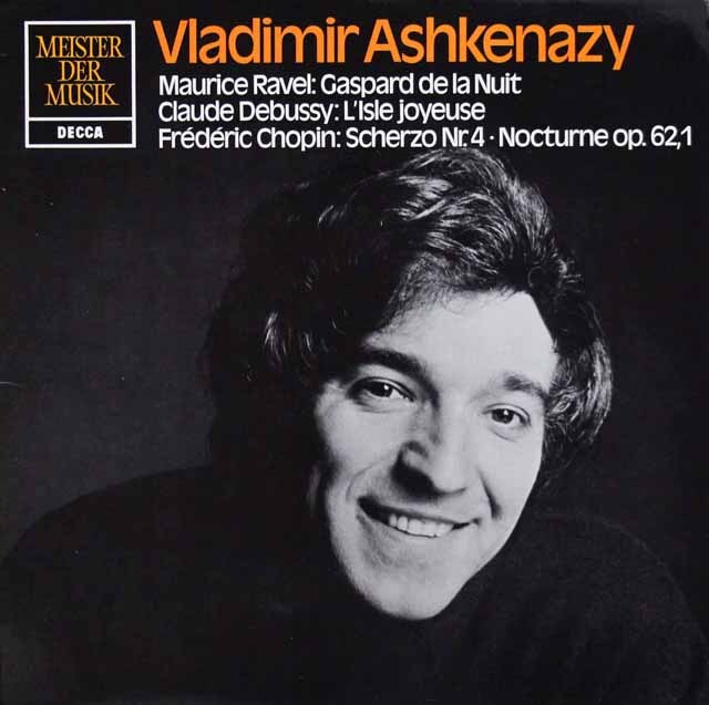 アシュケナージのラヴェル/「夜のガスパール」ほか 　独DECCA　3793　LP レコード