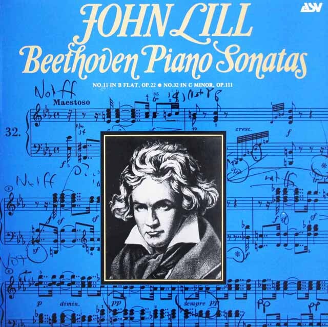 ジョン・リルのベートーヴェン/ピアノソナタ全集（その２）　英ASV　3793　LP レコード
