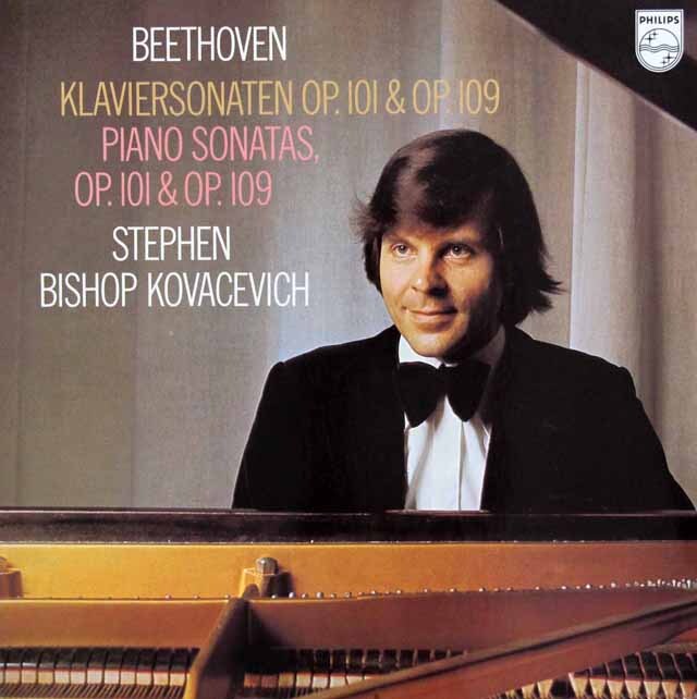 コヴァセヴィチのベートーヴェン/ピアノソナタ 第28、30番　蘭PHILIPS　3793　LP レコード
