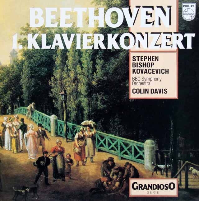 ビショップ・コヴァセヴィチ、デイヴィスのベートーヴェン/ピアノ協奏曲第1番　蘭PHILIPS　3793　LP レコード