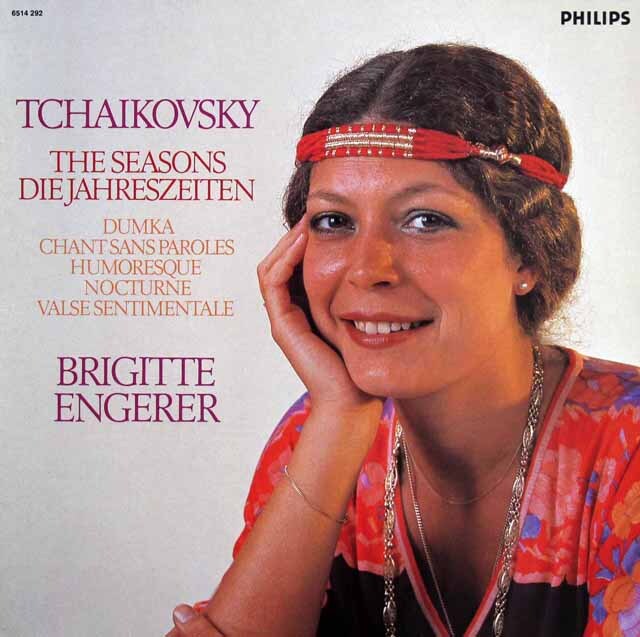 エンゲラーのチャイコフスキー/「四季」ほか　蘭PHILIPS　3793　LP レコード