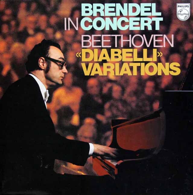 ブレンデルのベートーヴェン/「ディアベリ変奏曲」（1976年ライヴ）　蘭PHILIPS　3793　LP レコード