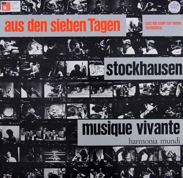コンタルスキーらのシュトックハウゼン/「7つの日より」　独HM　3793　LP レコード