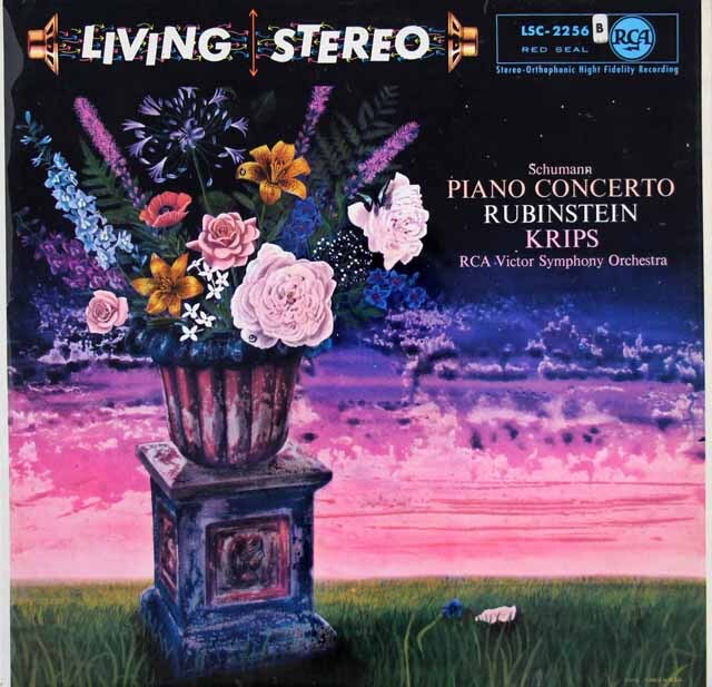 【独最初期盤】　ルービンシュタインのシューマン/ピアノ協奏曲 　独RCA　3793　LP レコード