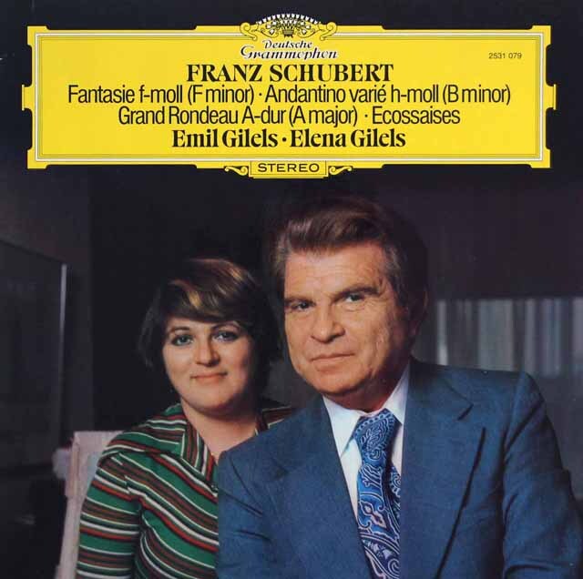 ギレリス親子の「シューベルト名演集」　独DGG　3899　LP レコード