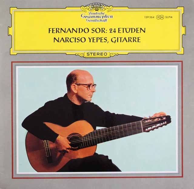 イエペスのソル/24の練習曲　独DGG　3899　LP レコード