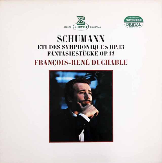 デュシャーブルのシューマン/交響的練習曲ほか　仏ERATO　3899　LP レコード