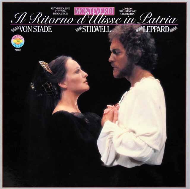 レッパードのモンテヴェルディ/「ウリッセの帰還」全曲　独CBS　3899　LP レコード