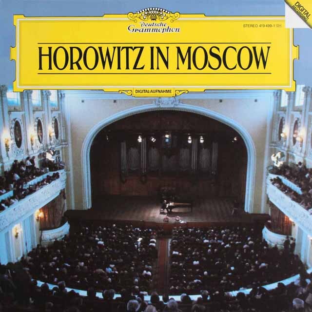 ホロヴィッツ/モスクワライヴ1986　独DGG　3899　LP レコード