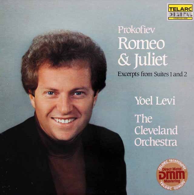 レヴィのプロコフィエフ/「ロメオとジュリエット」組曲抜粋　独TELARC　3899　LP　レコード