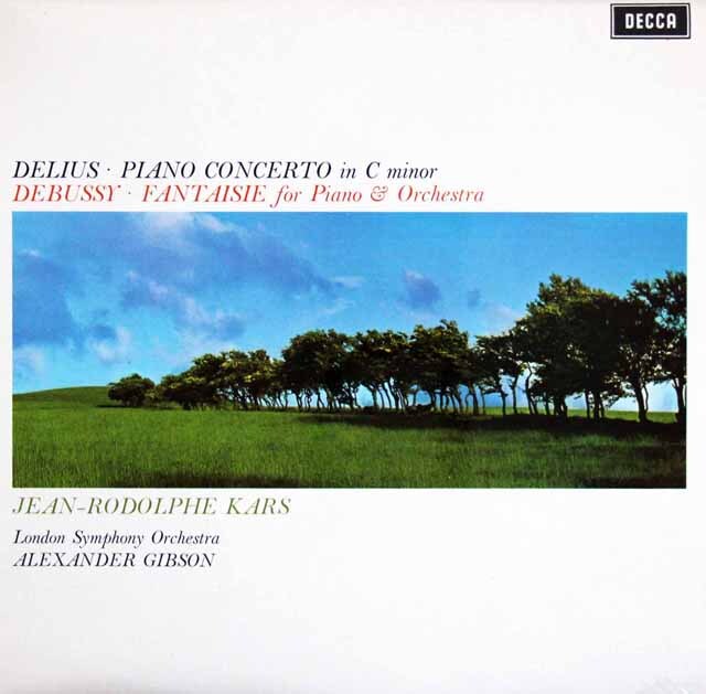 【オリジナル盤】　カールス、ギブソンのディーリアス/ピアノ協奏曲ほか　英DECCA　3899　LP レコード