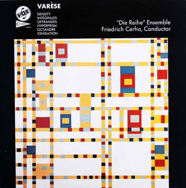 チェルハのヴァレーズ/「デンシティ（密度）」ほか　英Vox　3899　LP レコード